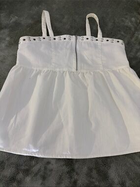 Disney White Stud-Trim Spaghetti Strap Camisole